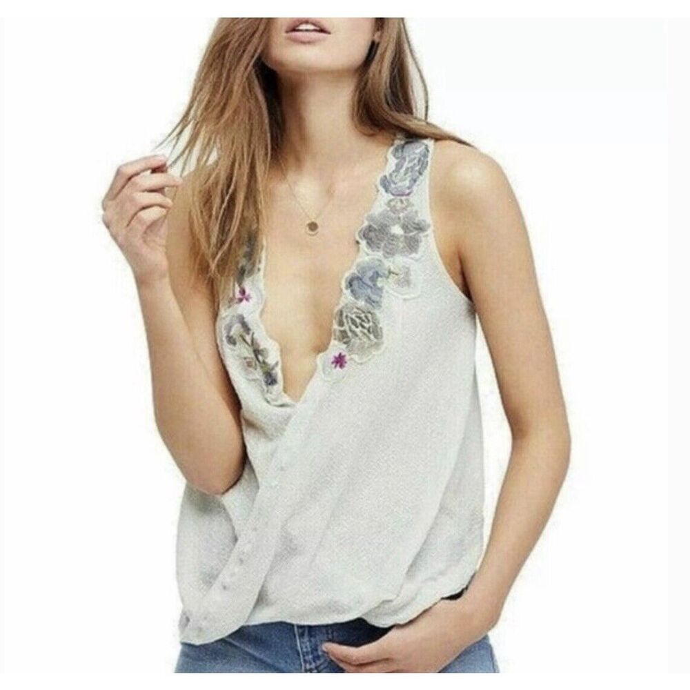 Free People Frida Tank - Medium - Mint Green